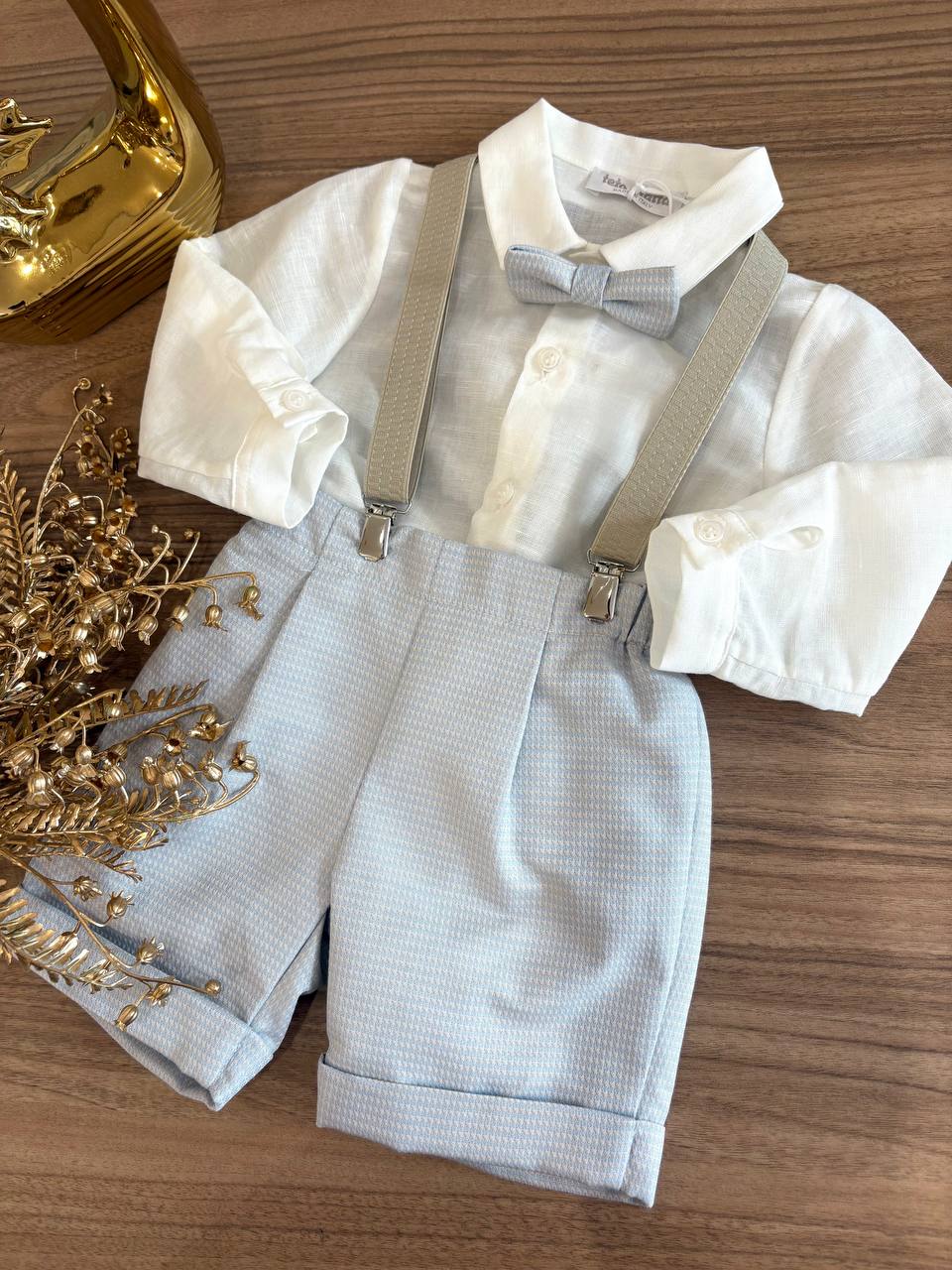 PAGLIACCETTO CON BRETELLE PANNA&POLVERE TETO E TATTA