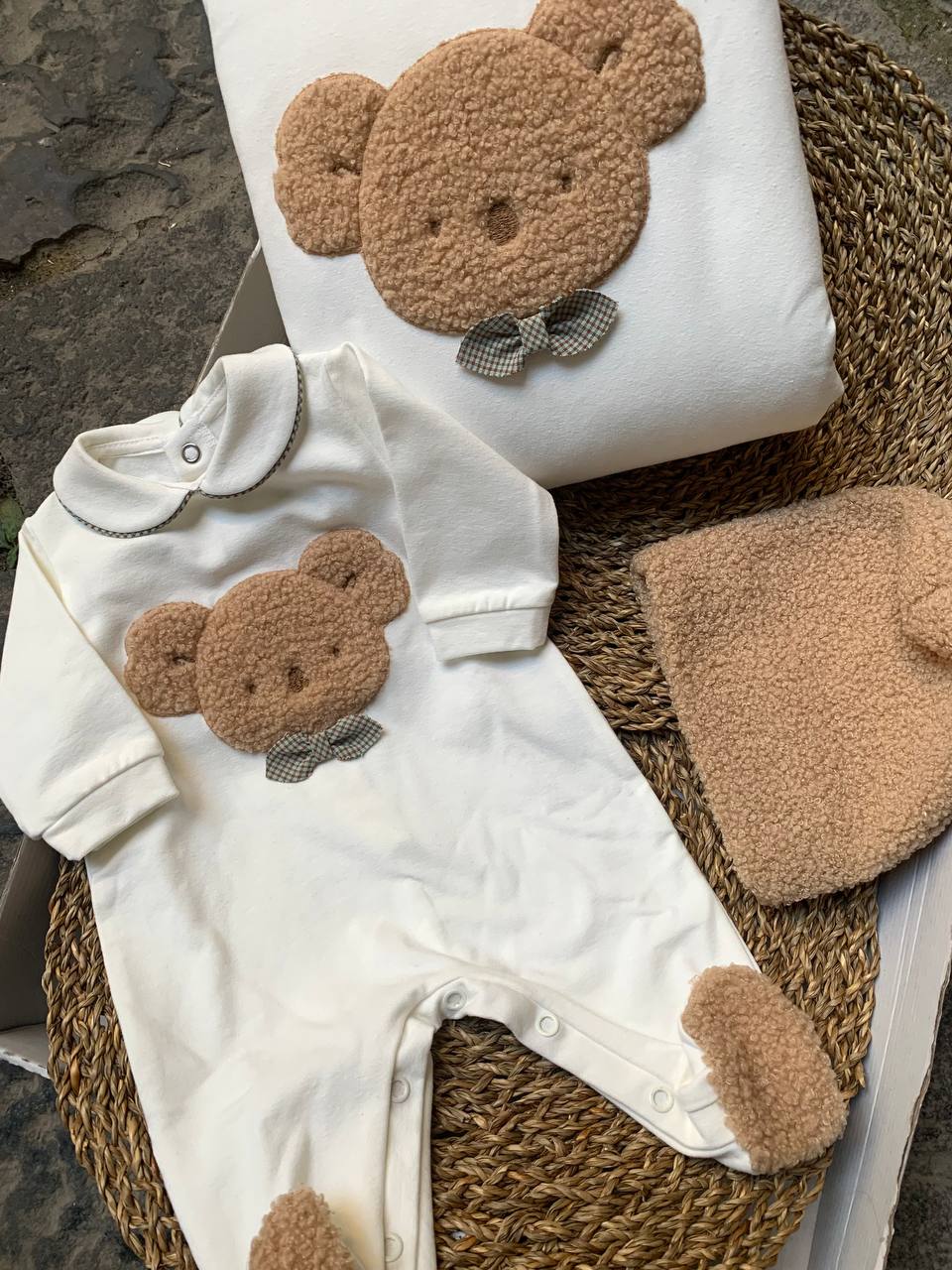 Coordinato nascita PANNA E NOCCIOLA TETO E TATTA