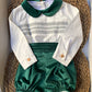 Completo VERDE PUNTO SMOCK VALENTINA BEBÈS