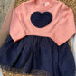 Abitino CUORE BLU E ROSA BOBOLI