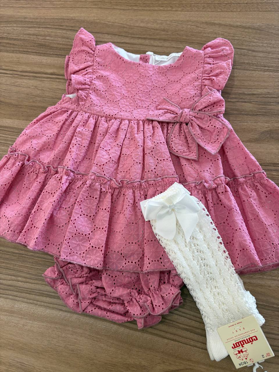 Abitino ROSA PIZZO SAN GALLO VALENTINA BEBÉS