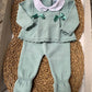 Tutina spezzata FIOCHETTI VERDE SARDON