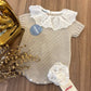PAGLIACCETTO BEIGE IN PIZZO JULIANA