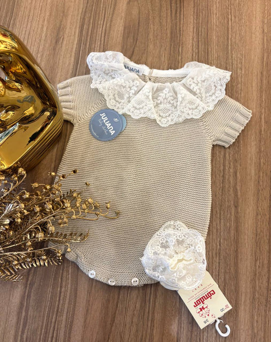 PAGLIACCETTO BEIGE IN PIZZO JULIANA