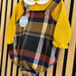 SALOPETTE A QUADRI CON MAGLIA IN TRICOT JULIANA