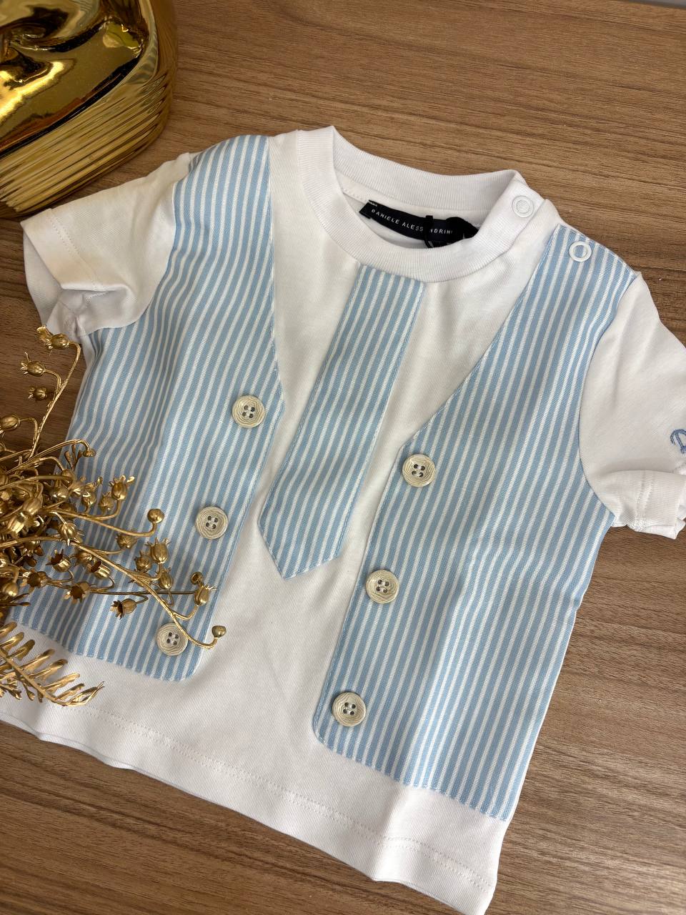 T-shirt PANCIOTTO E CRAVATTA CIELO DANIELE ALESSANDRINI