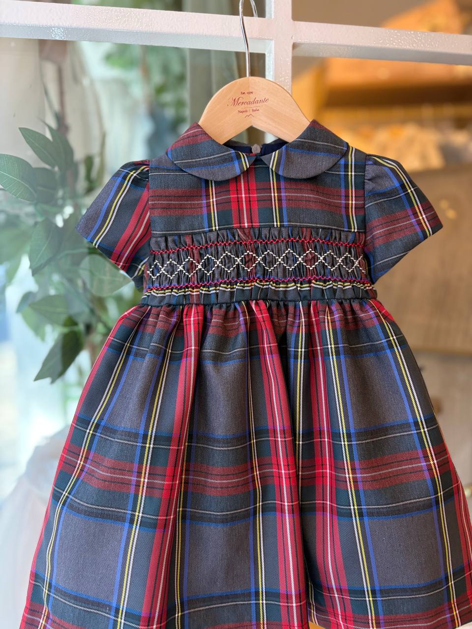 Abito SCOZZESE PUNTO SMOCK MERCADANTE