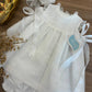 Abito Battesimale bianco CON RICAMI NISERET