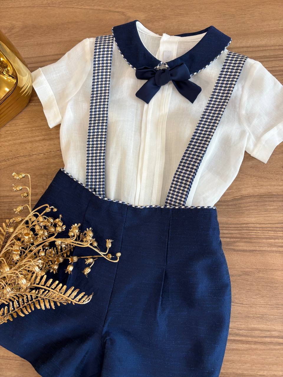 COMPLETO ELEGANTE SEAMAN FOULARD BABY A.