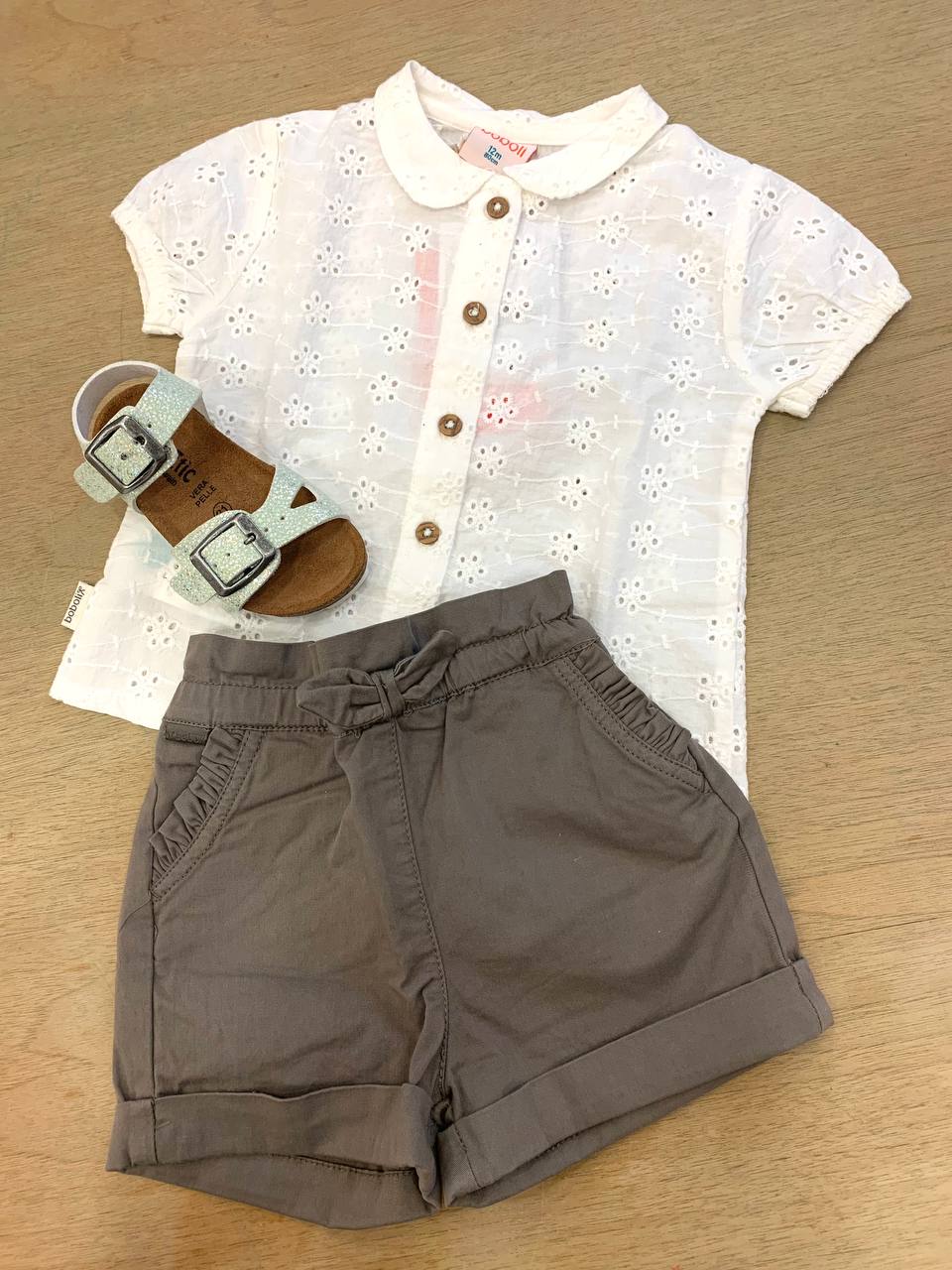 Completo camicia e shorts BOBOLI