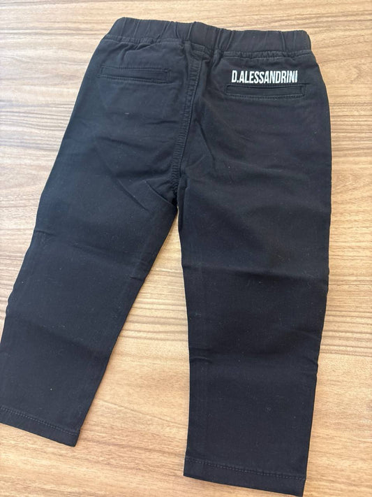 Pantalone nero DANIELE ALESSANDRINI