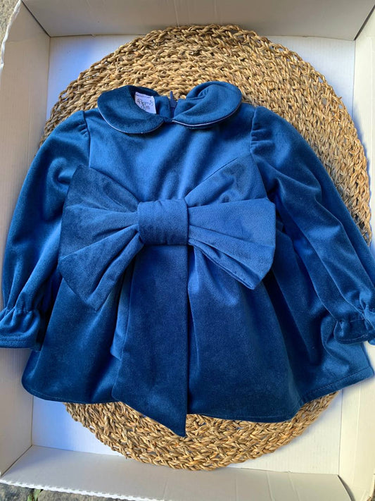 Abitino con FIOCCO BLU PAPPA E LATTE