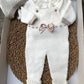 Tutina SALOPETTE CON FIOCCO IN RASO TORTORA BABY FASHION