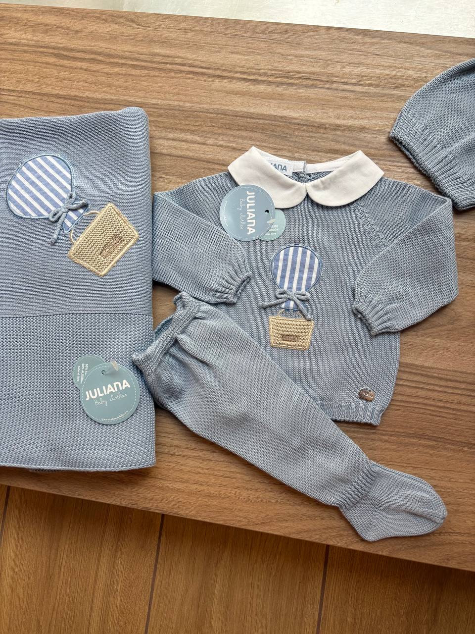 Coordinato nascita MONGOLFIERA AZZURRO JULIANA