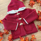 CAPPOTTINO BORDEAUX BABY FASHION