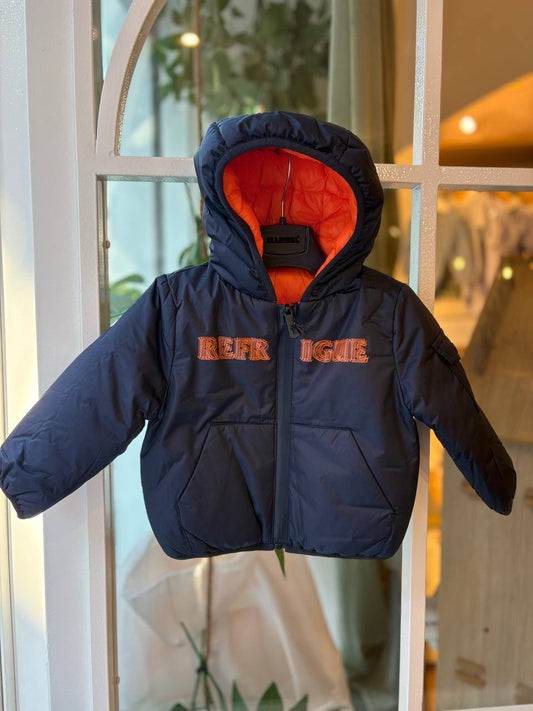 Giubbino BLU E ARANCIONE FLUO REFRIGUE