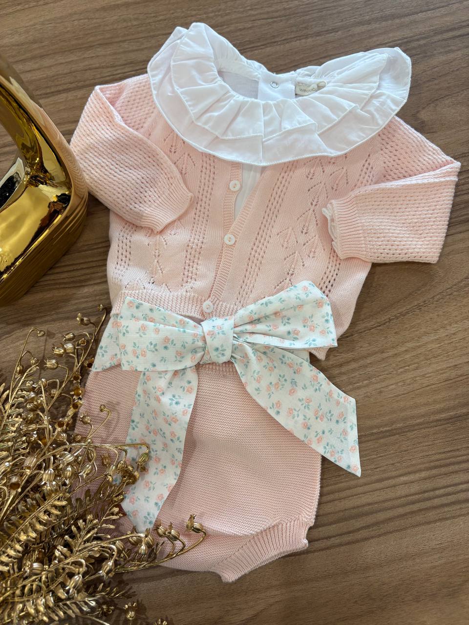 PAGLIACCETTO con CARDIGAN Cipria WEDOBLE