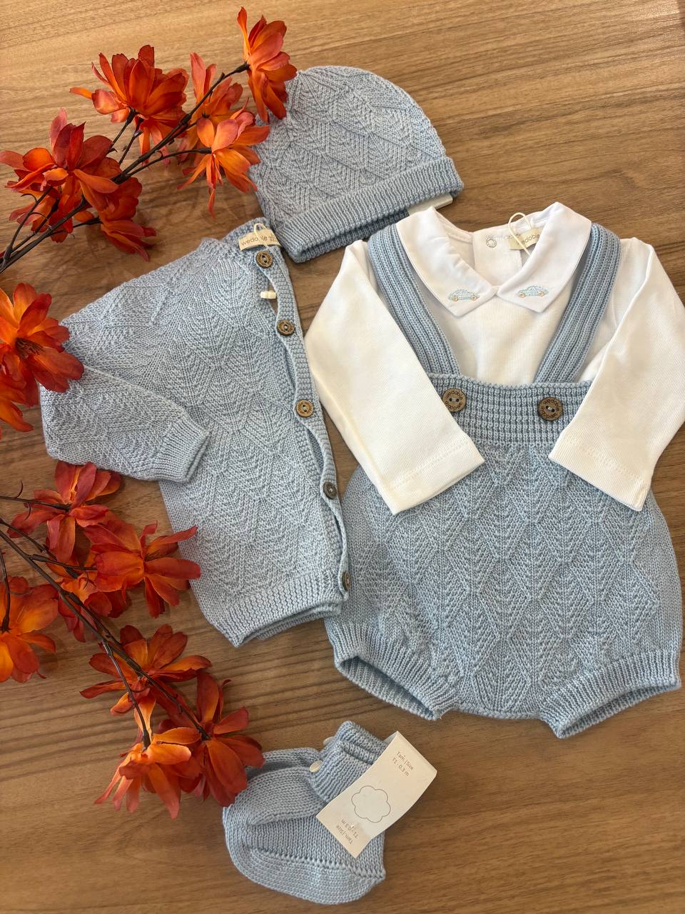 Coordinato AZZURRO MACCHININE WEDOBLE