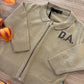 CARDIGAN CON ZIP BEIGE DANIELE ALESSANDRINI