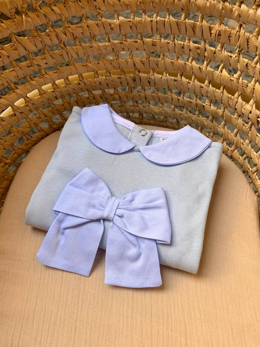 Tutina Fiocco Celeste Pappa & Latte