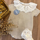 PAGLIACCETTO BEIGE IN PIZZO JULIANA