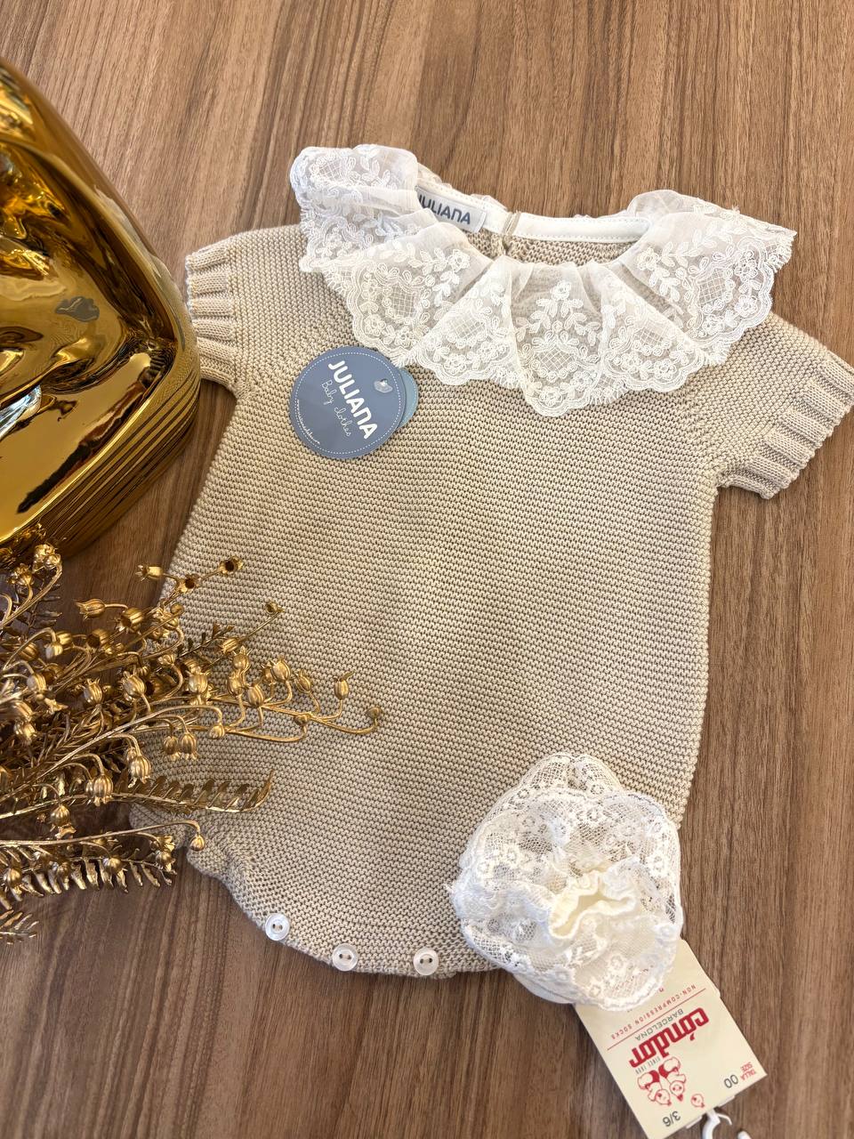 PAGLIACCETTO BEIGE IN PIZZO JULIANA