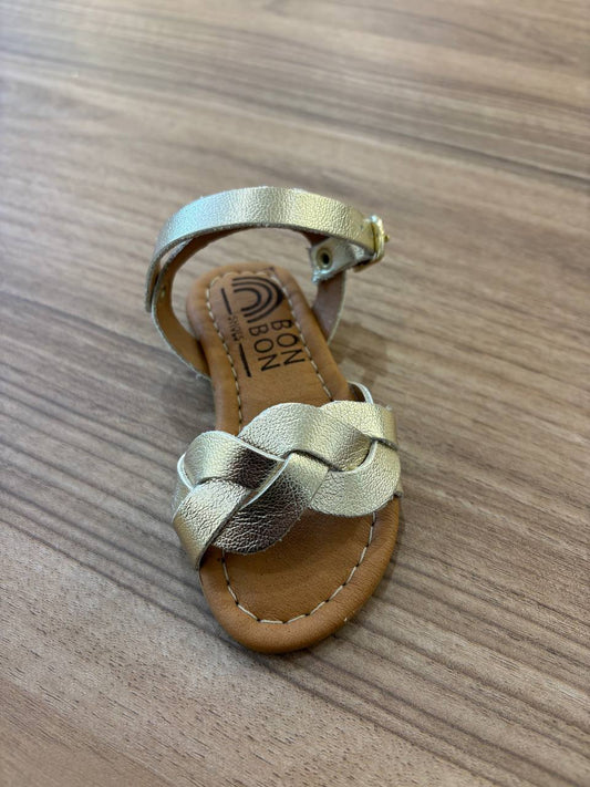 Sandali TRECCIA ORO BON BON