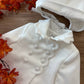 Cappotto BIANCO CON CUFFIA