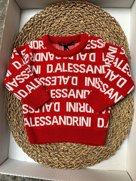 Maglioncino ROSSO Daniele alessandrini