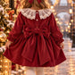 Abito Noël Rouge BORGOGNA IN VELLUTO FOFETTES
