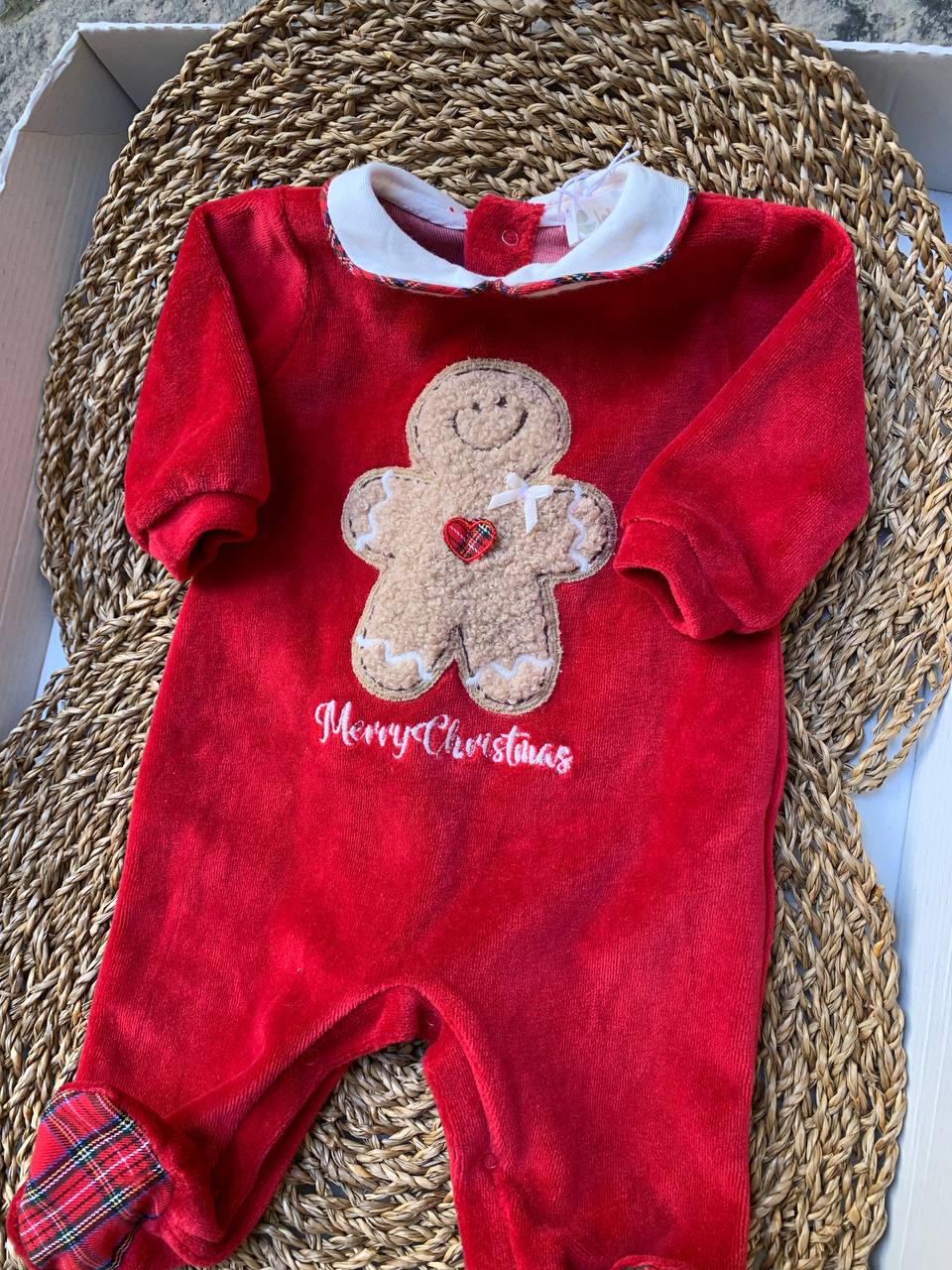 Tutina ciniglia rosso BISCOTTO LALALÙ