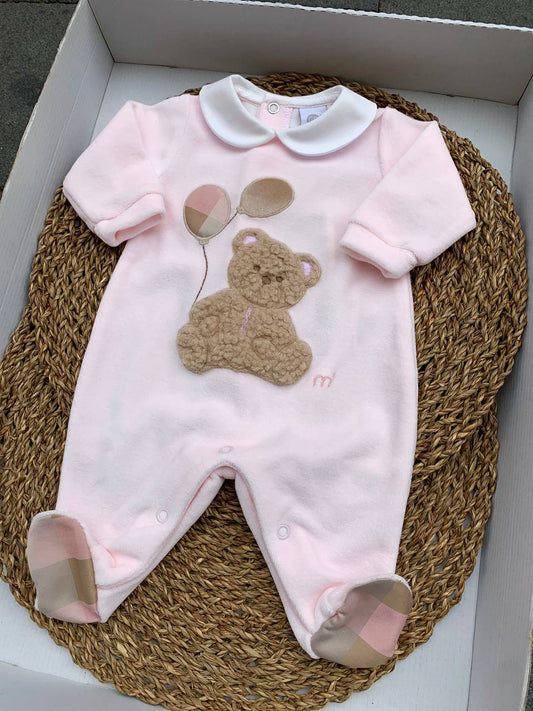 Tutina TEDDY ROSA/TABACCO MARLÙ