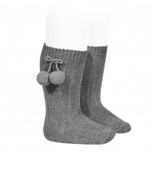 Calzini condor PON PON GRIGIO