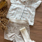 Completo BEIGE QUADRI CALAMARO
