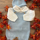 Pagliaccetto CON CAPPELLINO CELESTE BABY FASHION