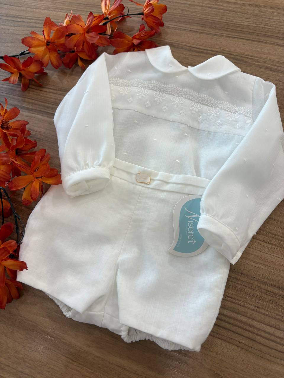 Abito Battesimale BIANCO ELEGANZA REALE NISERET