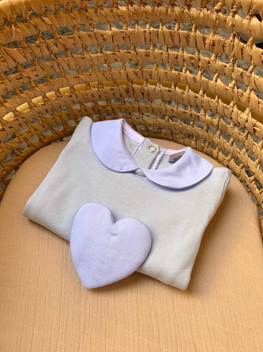 Tutina Cuore Celeste Pappa & Latte