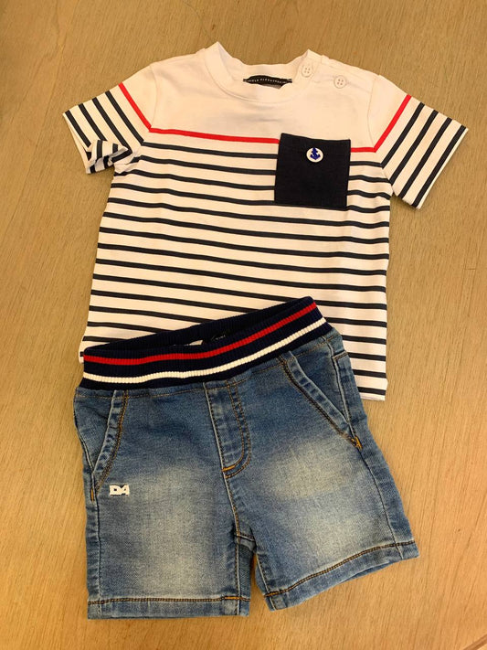 Completo t-shirt e shorts Daniele alessandrini