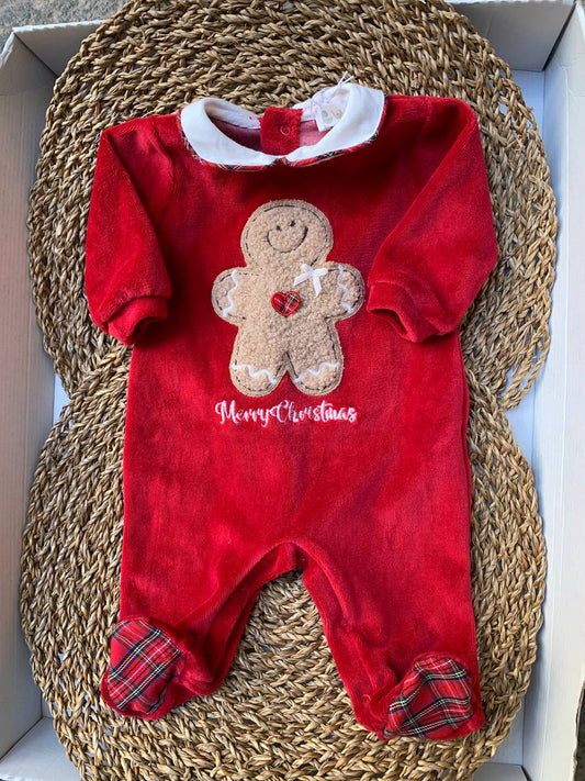 Tutina ciniglia rosso BISCOTTO LALALÙ