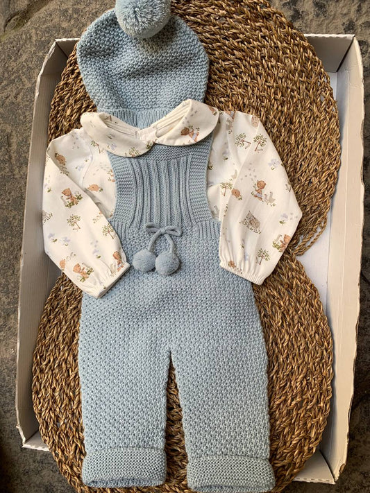 Tutina azzurro polvere SAFARI BABY FASHION