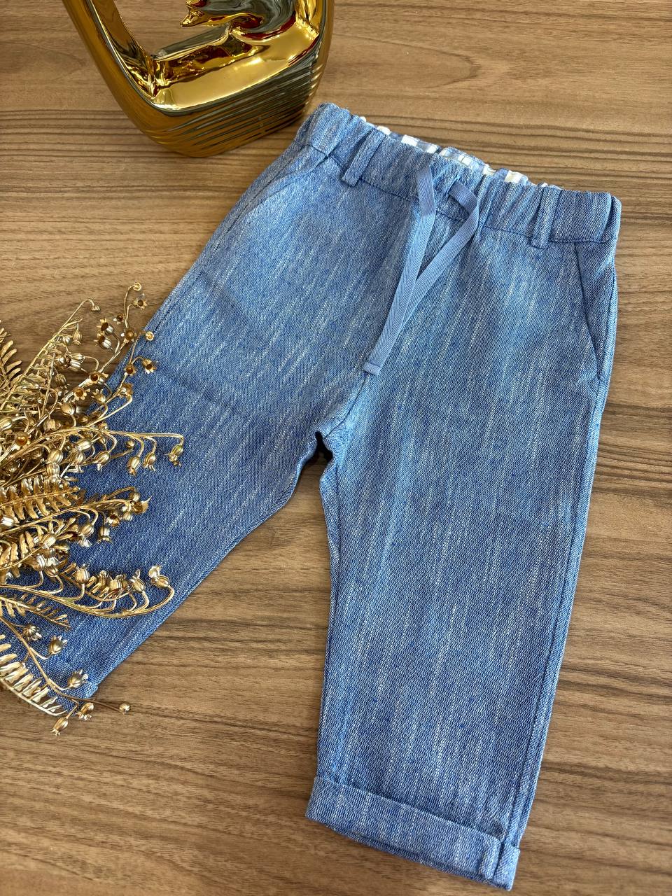 PANTALONE AZZURRO DR.KID