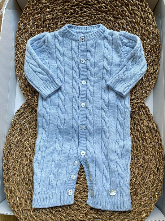 Tutina TRECCE azzurra MARTINARANDA