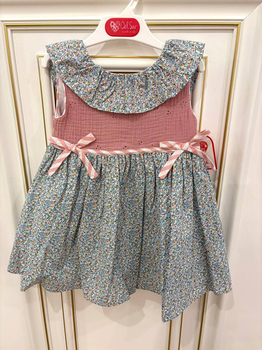 Vestito Rosa FLOREALE DEL SUR