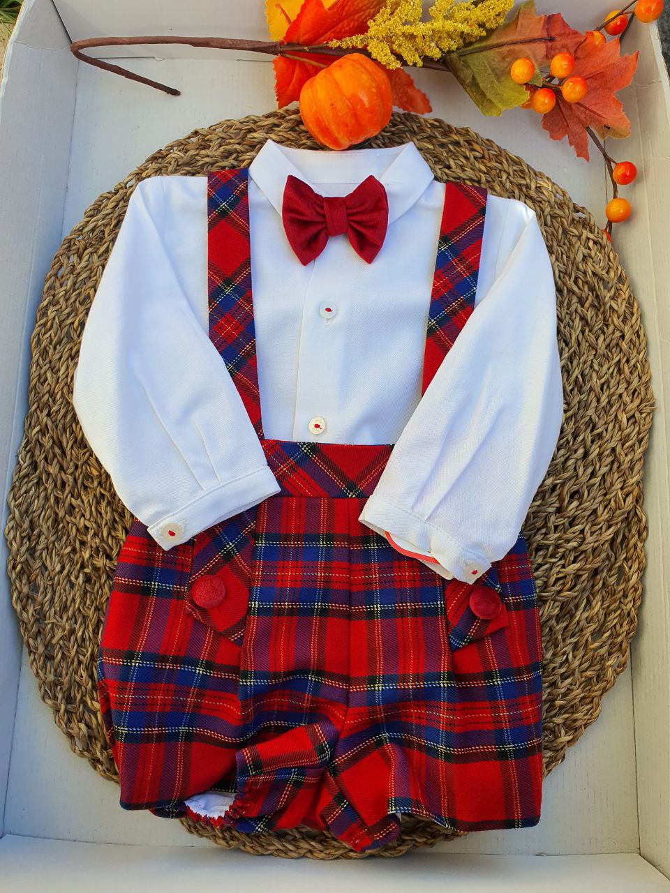 Salopette elegante Tartan DEL SUR