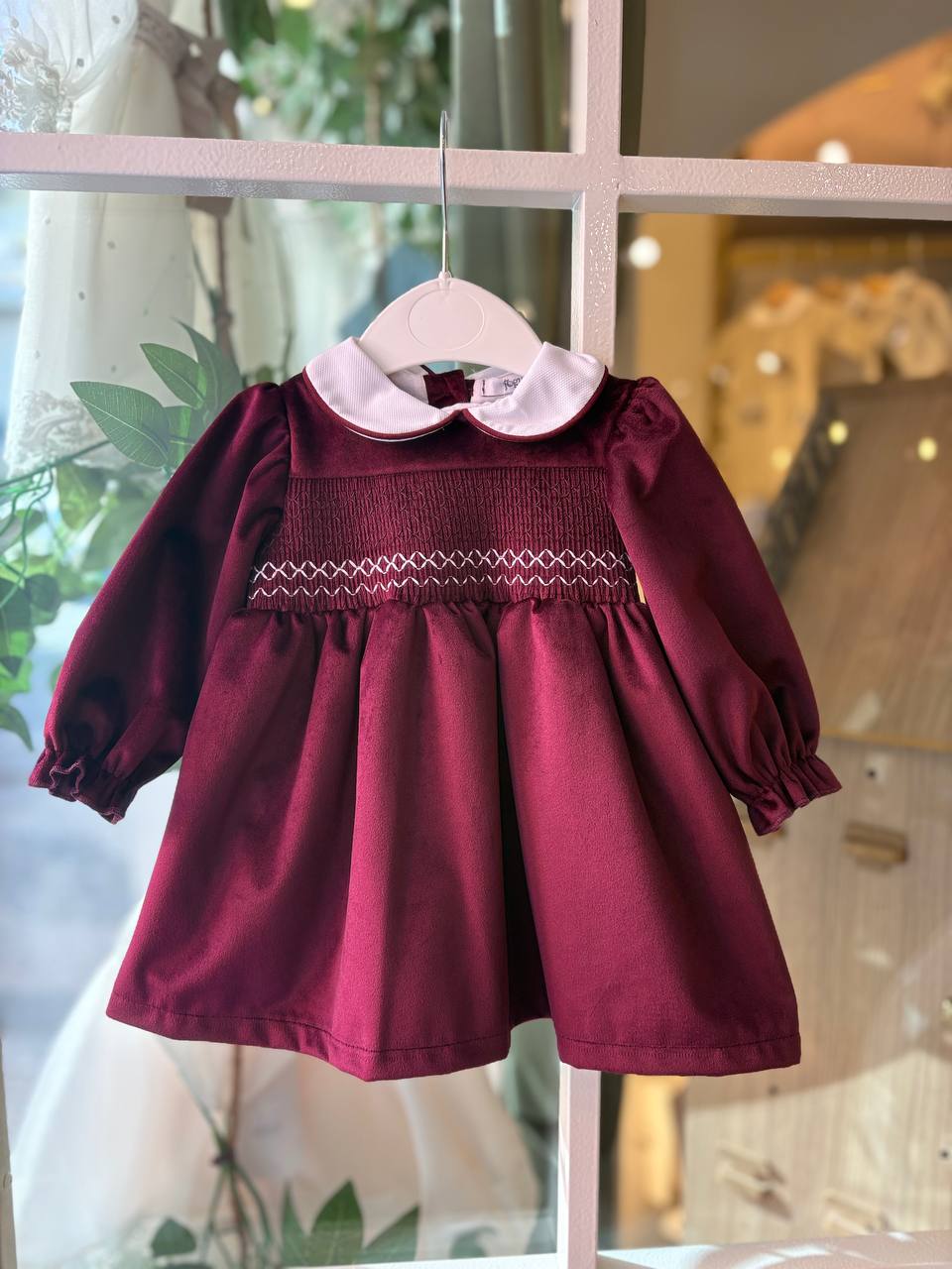 Abito BORDEAUX PUNTO SMOCK