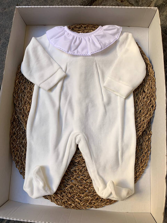 Tutina con COLLO ROUGE PANNA BABY FASHION