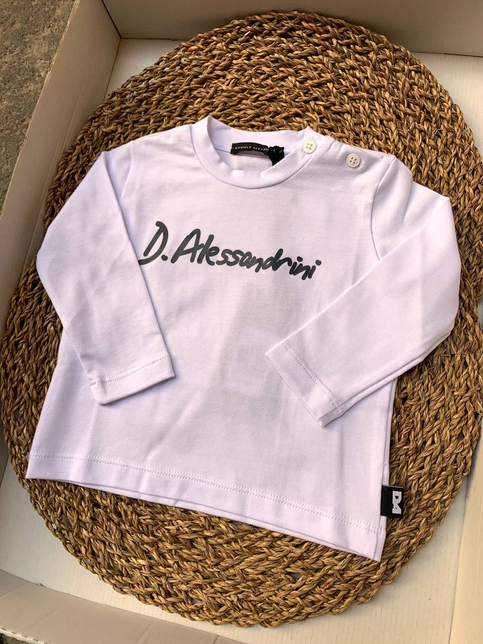 T-shirt bianca DANIELE ALESSANDRINI