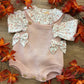 Salopette FIORI E FIOCCHETTI ROSA BABY FASHION