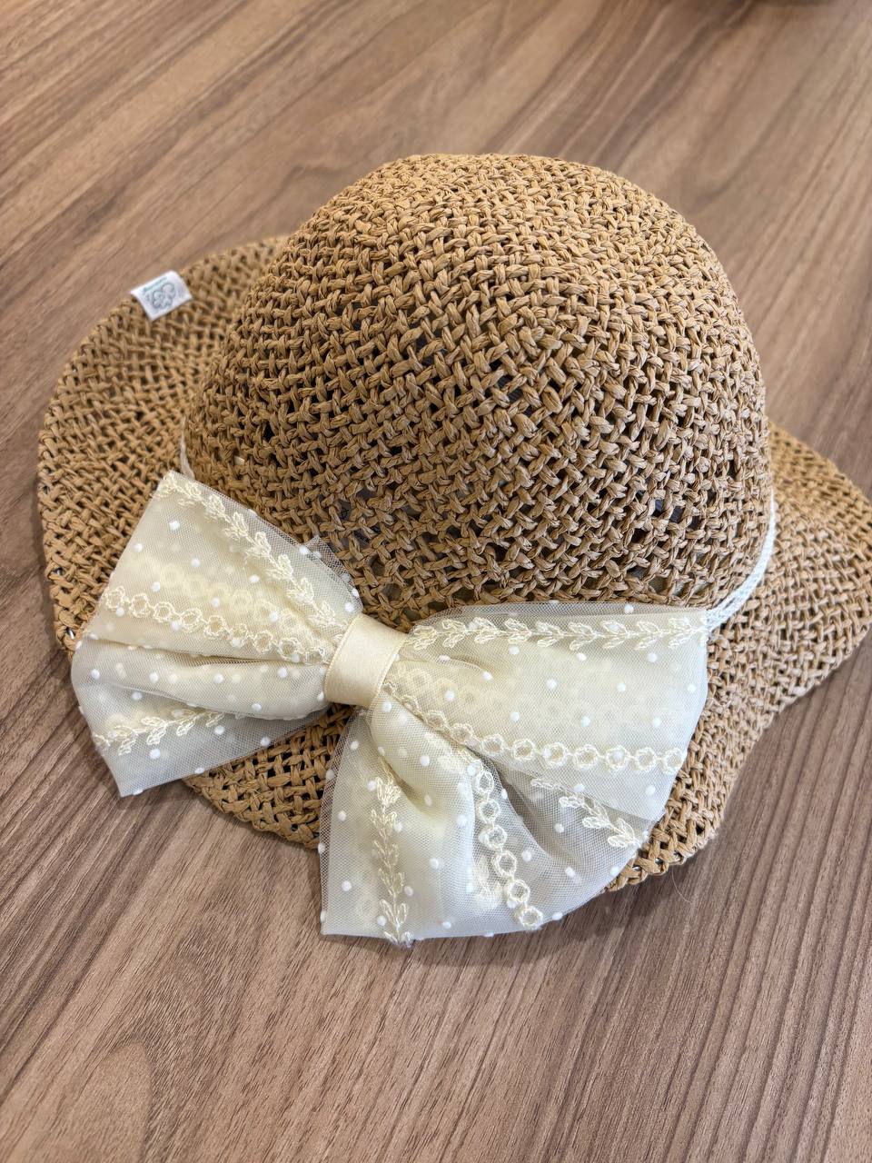 Cappellino IN PAGLIA CON FIOCCO MONNUAGE