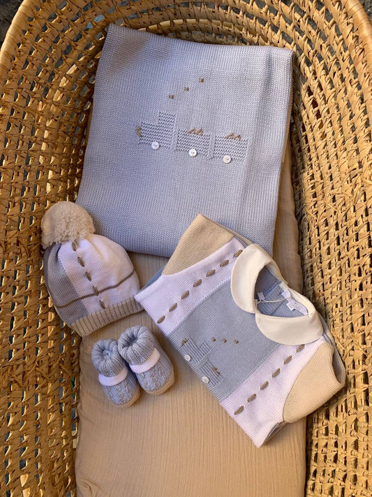 Coordinato Cielo BEIGE E LATTE TRENINO
